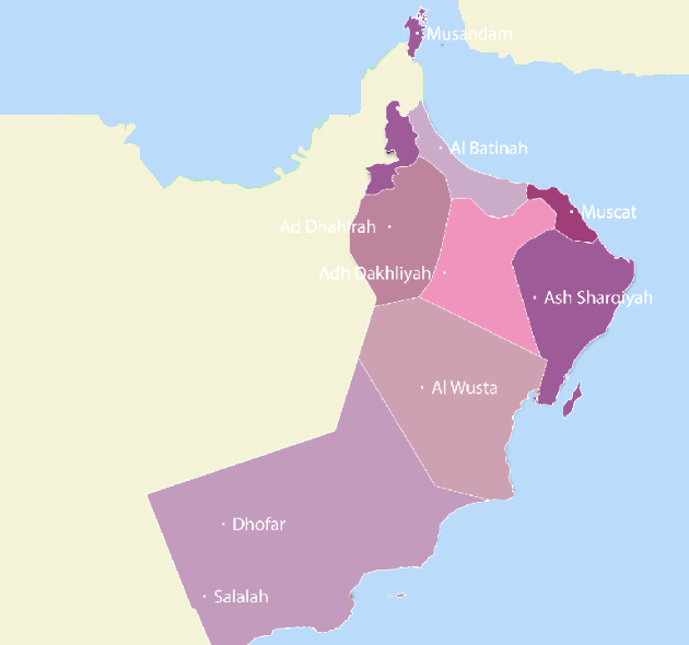 Oman Map